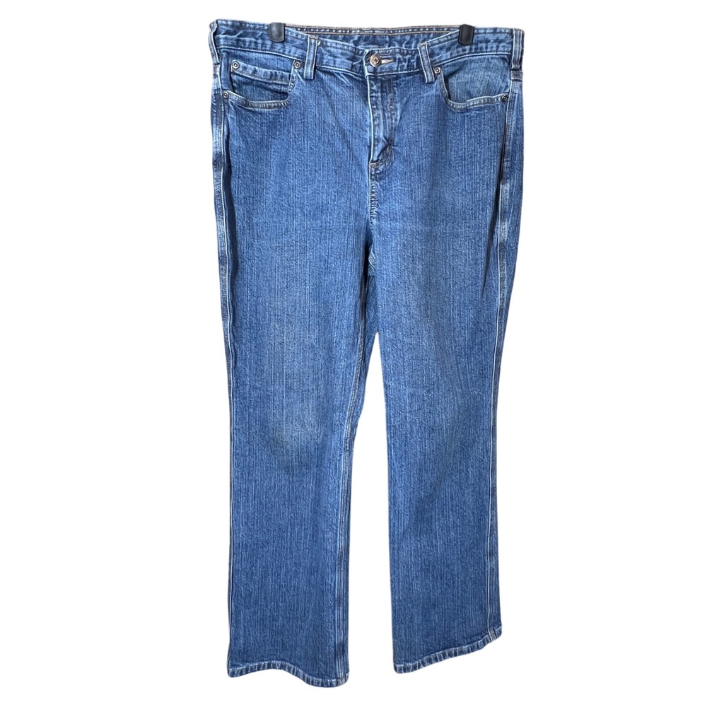 Duluth Trading Co Women's Straight Leg Blue Jeans